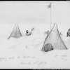 Digging out the tents, 30 March 1912