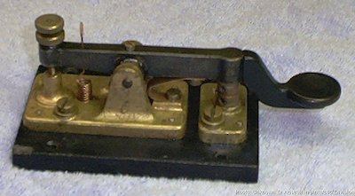 Telefunken spark key (morse key) circa 1910