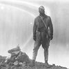 Jones on the summit of Gaussberg